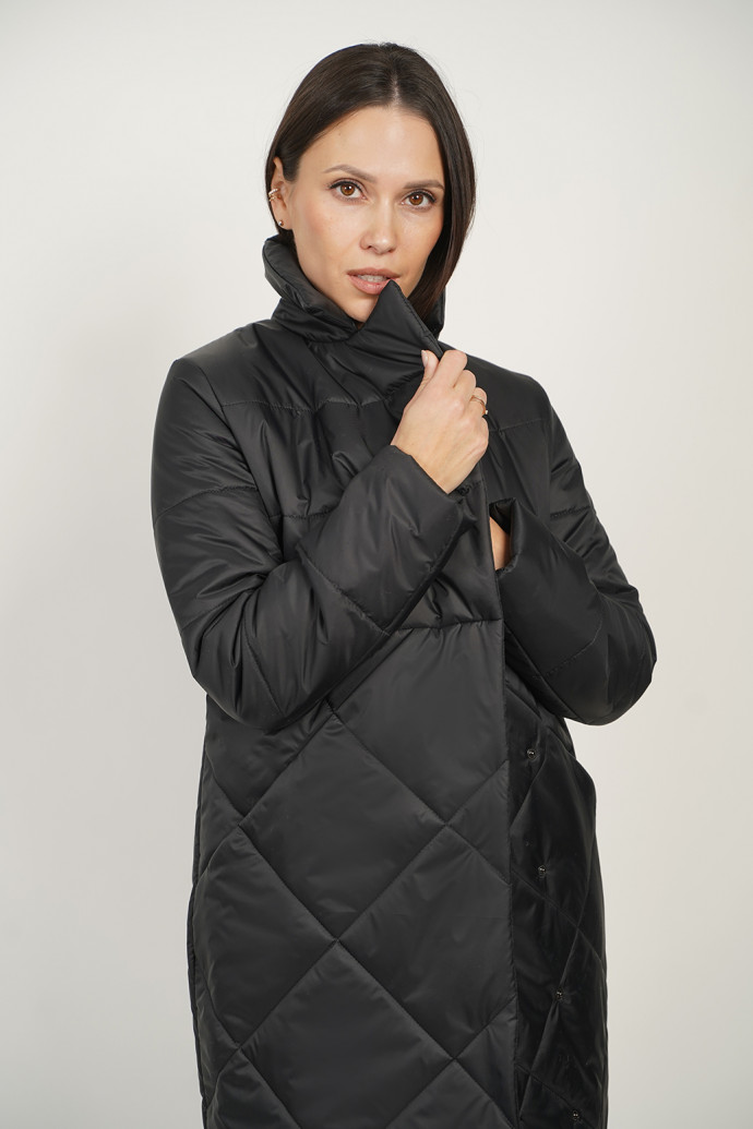 пальто деми 53959 черный