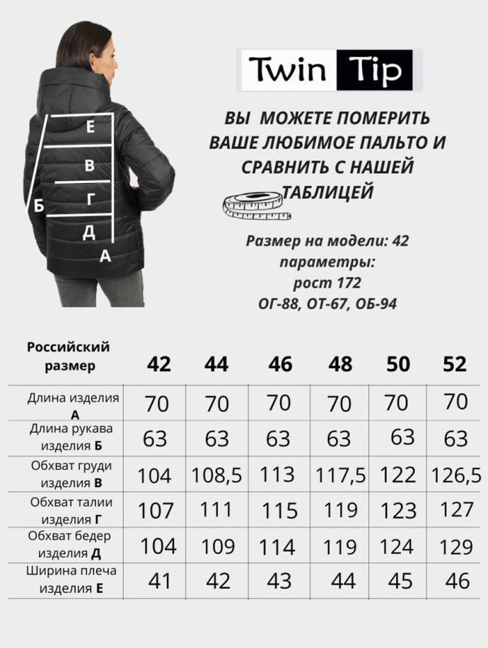 куртка деми53905 черный